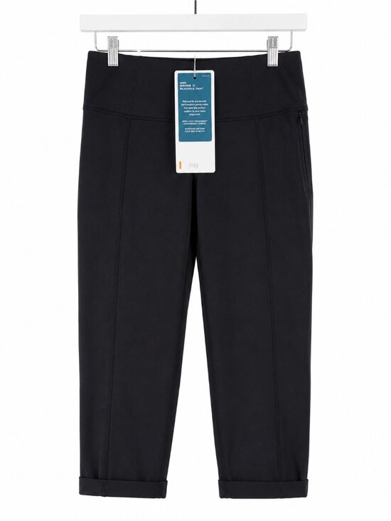 Lucy Pants - NWT Lucy Strong Is Beautiful Cropped Yoga Pants Black Small High Rise